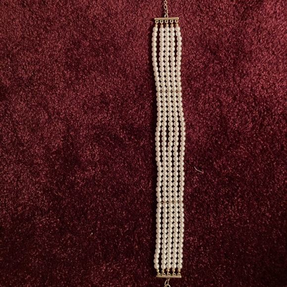 Vintage faux-pearl choker - Picture 2 of 2